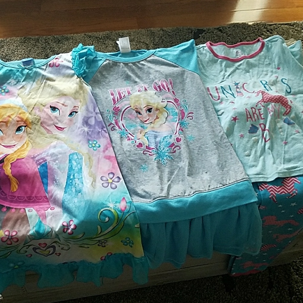 3 pairs pjs girls size8